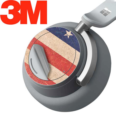 Distressed American Flag Surface Headphones Skin